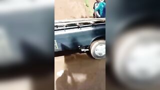 The Truck Driver Lost His Truck. All Three Of Them Were Lucky.