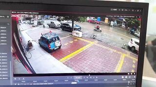 The Truck Somehow Got Past The Guard.
