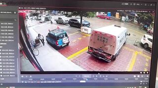 The Truck Somehow Got Past The Guard.