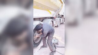 Truck Tire Accident