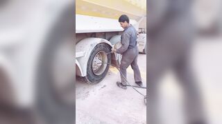 Truck Tire Accident
