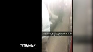 Thick Smoke Poured Into The Carriage, And Subway Passengers Panicked