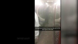 Thick Smoke Poured Into The Carriage, And Subway Passengers Panicked