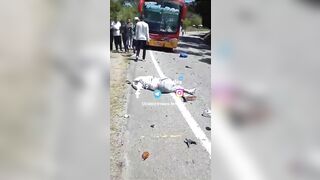 Two Girls Riding Motorcycles Were Hit And Killed By A Bus