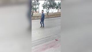 Two Motorcyclists Hit By Truck