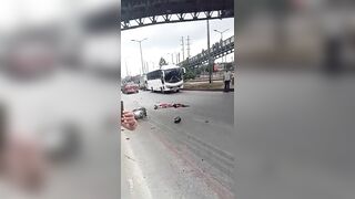 Two Motorcyclists Hit By Truck