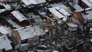 Two Semi-detached Houses Destroyed In Massive Gas Explosion In Leicester