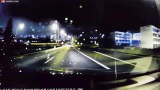 UFO Spotted In The Sky Shortly Before Truck Violently Overturned