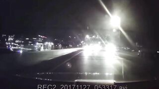 UFO Spotted In The Sky Shortly Before Truck Violently Overturned