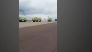 United Airlines Plane Makes Emergency Landing At Denver International Airport After Engine Burns