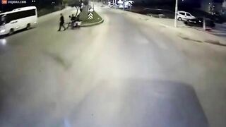 Delivery Truck Flies Towards Bus In Horrific Head-on Collision, Injuring 15 People