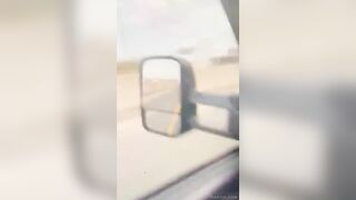 Vehicles Driving In The Opposite Direction On The Highway
