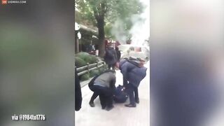Vehicle Loaded With Petrol Tanks Rams Into Pedestrians