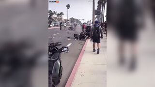 It's Fun To Drive At High Speed On Busy Streets