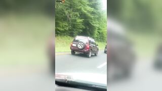 Woman Overturns Car In Road Rage Accident While Trying To Overtake
