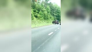 Woman Overturns Car In Road Rage Accident While Trying To Overtake