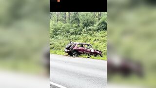 Woman Overturns Car In Road Rage Accident While Trying To Overtake