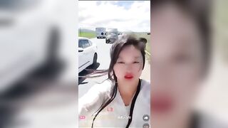 Woman Hit By Car While Live Streaming On Street