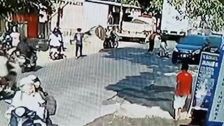 Woman On Motorcycle Hit By Truck