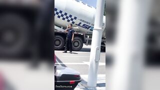 A Woman Was Trapped Under A Cement Truck