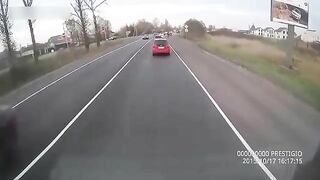 Woman Thrown Into The Air By Speeding Car