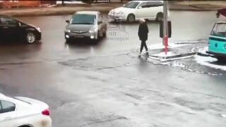 Woman Nearly Had Car Accident