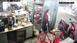 A Woman's Arm Is Stuck In A Sugarcane Crusher