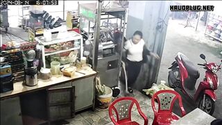 A Woman's Arm Is Stuck In A Sugarcane Crusher