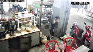 A Woman's Arm Is Stuck In A Sugarcane Crusher