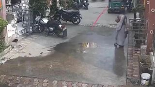 Woman Nearly Killed By Water Tank