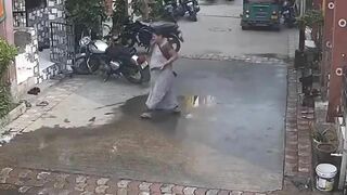Woman Nearly Killed By Water Tank