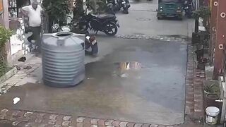Woman Nearly Killed By Water Tank