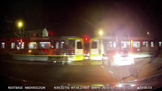 Several Cars Collided, Almost Causing A Train Accident