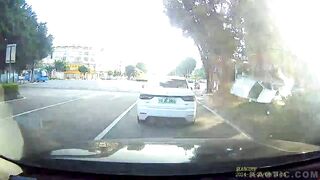 Another Motorcyclist Involved In Accident In China
