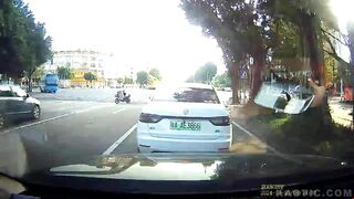 Another Motorcyclist Involved In Accident In China