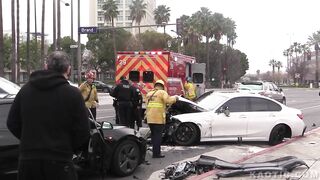 BMW Crash In Los Angeles