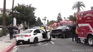 BMW Crash In Los Angeles