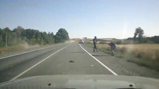 Freak Motorcycle Accident