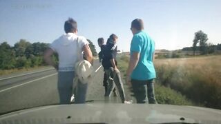 Freak Motorcycle Accident