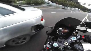 Blonde Girl Mysteriously Hit By Motorcycle
