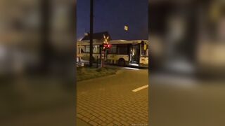 Bus Hit By Train In Belgium