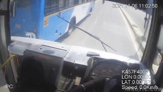 Bus Driver Dies While Driving, Conductor Saves Passengers