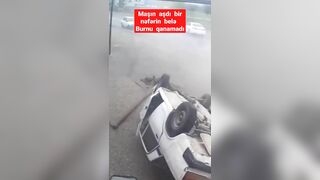 The Car Hit The Pole