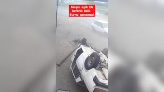 The Car Hit The Pole