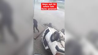 The Car Hit The Pole