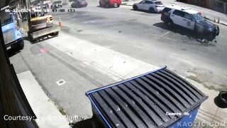 Car Crashes Into Springfield Police Patrol Car