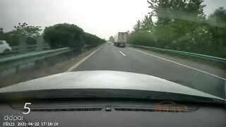 Car Crushed By Truck