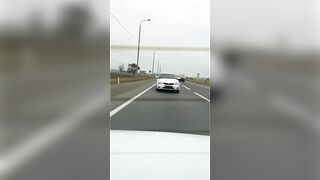 The Car Lost Control And Crashed